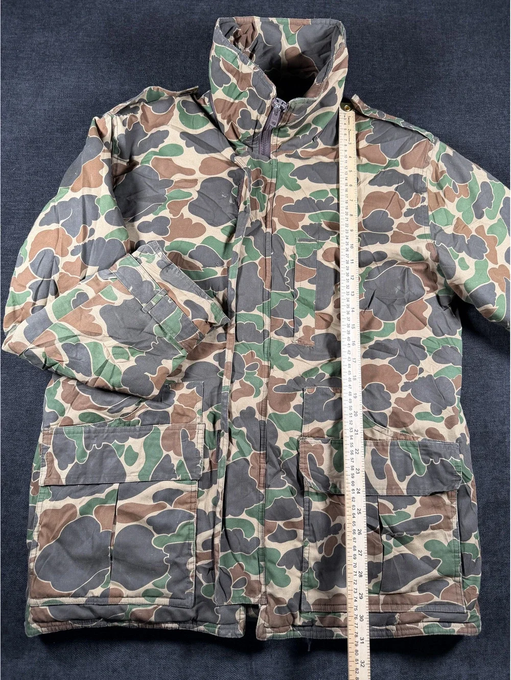 Trophy Club Camo Insulated Jacket Large Made in Korea